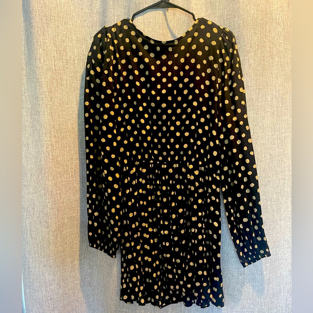 Boutique Mini Long Sleeved Polka Dot Dress
